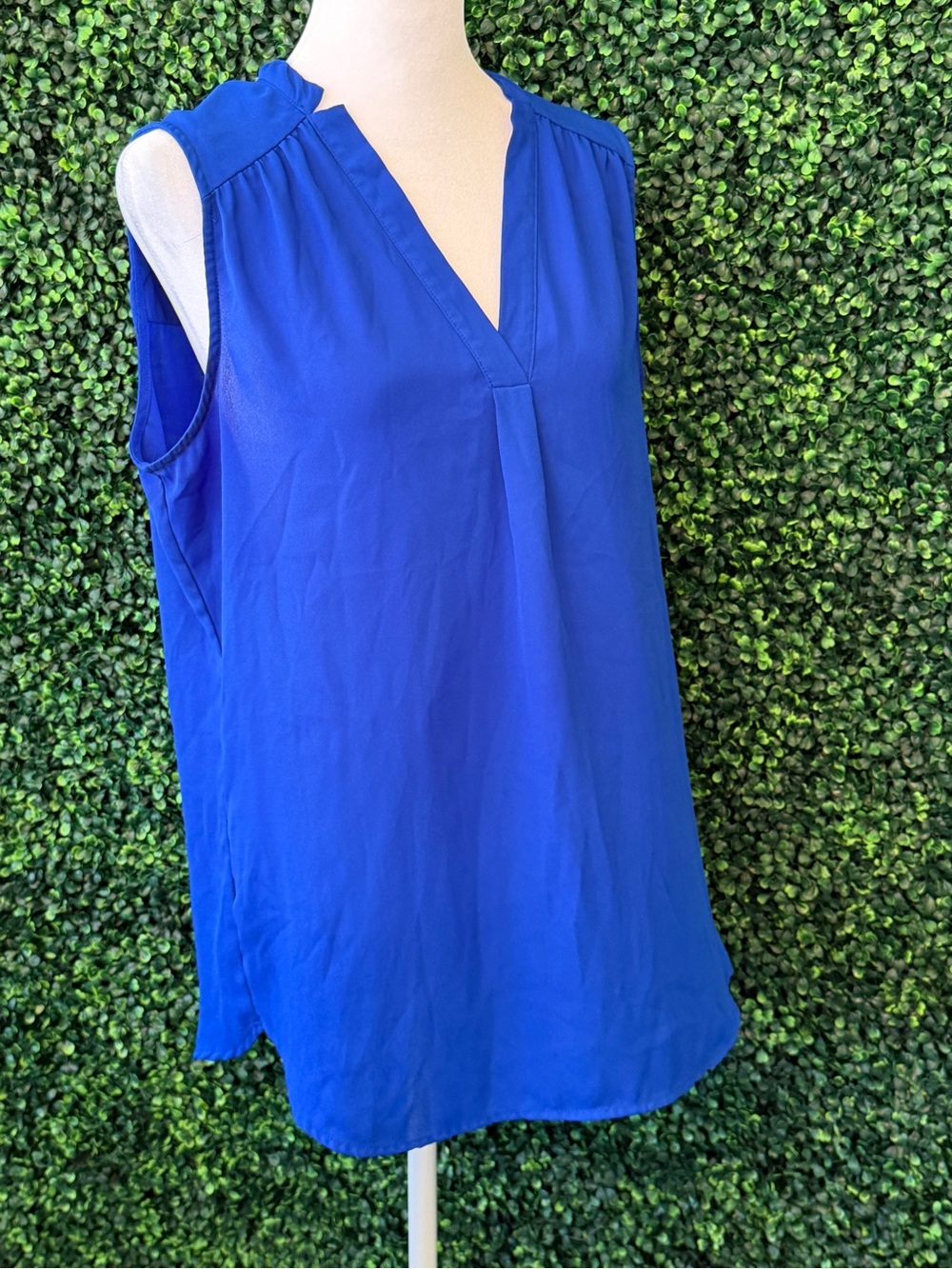 Pleione Sleeveless V-Neck Camisole in Royal Blue